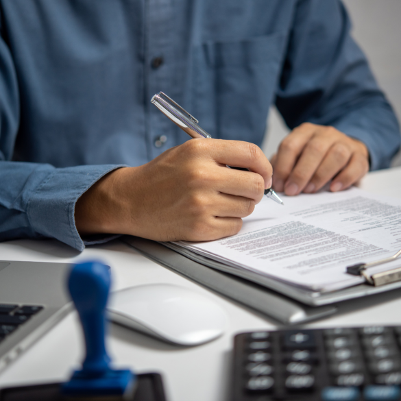 Man Writing